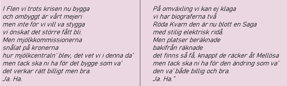 Citat ur revy mot rosalila bakgrund